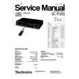 Cover page of TECHNICS SLP333 Service Manual
