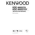 Cover page of KENWOOD KDC-W6537U Owner's Manual