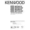 Cover page of KENWOOD KDC-W7041U Owner's Manual