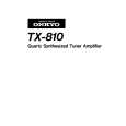 Cover page of ONKYO TX-810 Owner's Manual