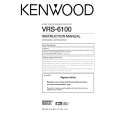 Cover page of KENWOOD VRS-6100 Owner's Manual