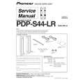 Cover page of PIONEER PDP-S44-LR/XZC/WL5 Service Manual