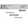 Cover page of PIONEER CDX-FM1289/XN/UC Owner's Manual