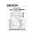 Cover page of DENON AVR-1800 Service Manual