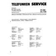 Cover page of TELEFUNKEN HS1700 Service Manual
