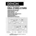 Cover page of DENON DRA275RD Owner's Manual