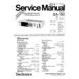 Cover page of TECHNICS SA150 Service Manual