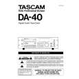 Cover page of TEAC DA-40 Owner's Manual