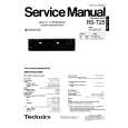 Cover page of TECHNICS RS-T25 Service Manual