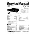 Cover page of TECHNICS SLP370 Service Manual