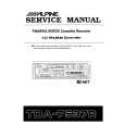 Cover page of ALPINE TDA-7537R Service Manual