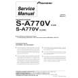 Cover page of PIONEER S-A770V/XJI/E Service Manual