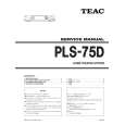 Cover page of TEAC PLS-75D Service Manual