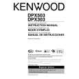 Cover page of KENWOOD DPX503 Owner's Manual