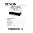 Cover page of DENON DE-70 Service Manual