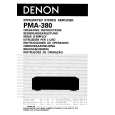 Cover page of DENON PMA380 Owner's Manual