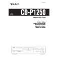 Cover page of TEAC CDP1250 Owner's Manual