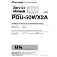 Cover page of PIONEER PDU50WX2A Service Manual
