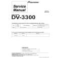 Cover page of PIONEER DV-3300 Service Manual