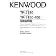 Cover page of KENWOOD TK-3180-400 Owner's Manual