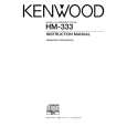 Cover page of KENWOOD HM-333 Owner's Manual