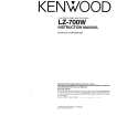 Cover page of KENWOOD LZ-700W Owner's Manual