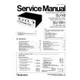 Cover page of TECHNICS SUV8 Service Manual