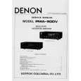 Cover page of DENON PMA-900V Service Manual