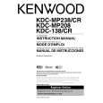 Cover page of KENWOOD KDC-138/CR Owner's Manual