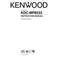 Cover page of KENWOOD KDC-MP8533 Owner's Manual