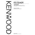 Cover page of KENWOOD KA-5040R Owner's Manual