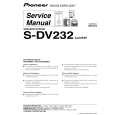 Cover page of PIONEER S-DV232/XJC/EW Service Manual