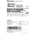 Cover page of PIONEER DEH-P4400RB/X1B/EW Service Manual