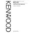 Cover page of KENWOOD KCX1 Owner's Manual