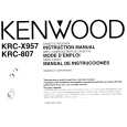 Cover page of KENWOOD KRC807 Owner's Manual