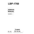 Cover page of CANON LBP1760 Service Manual
