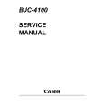 Cover page of CANON BJC-4100 Service Manual