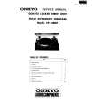 Cover page of ONKYO CP-1280F Service Manual