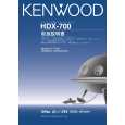 Cover page of KENWOOD HDX-700 Owner's Manual