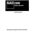 Cover page of NAD 2100 Owner's Manual