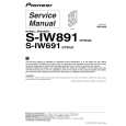 Cover page of PIONEER S-IW691/XTW/UC Service Manual