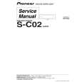 Cover page of PIONEER S-C02/XJI/CN Service Manual