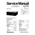 Cover page of TECHNICS RS-X301 Service Manual