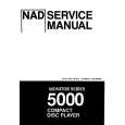 Cover page of NAD 5000 Service Manual