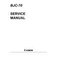 Cover page of CANON BJC-70 Service Manual