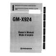 Cover page of PIONEER GMX924 Owner's Manual
