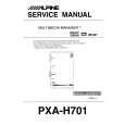 Cover page of ALPINE PXAH701 Service Manual