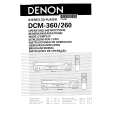 Cover page of DENON DCM-360 Owner's Manual