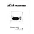 Cover page of AKAI APA1/C Service Manual