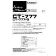 Cover page of PIONEER CT-777/S Service Manual
